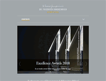 Tablet Screenshot of jungheinrich-stiftung.de